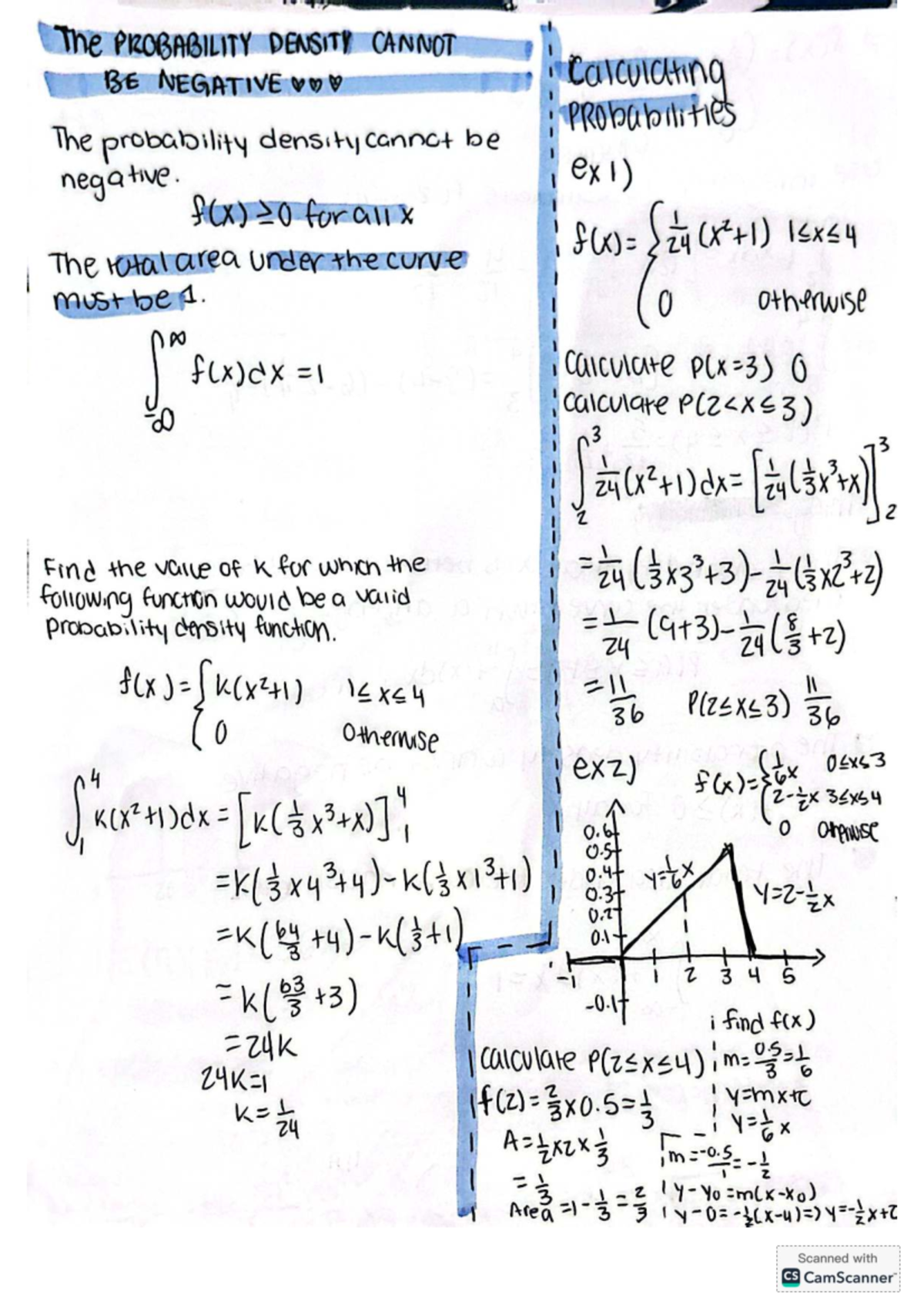 Calculating Probabilities Notes for Course DYI 1 - Studocu