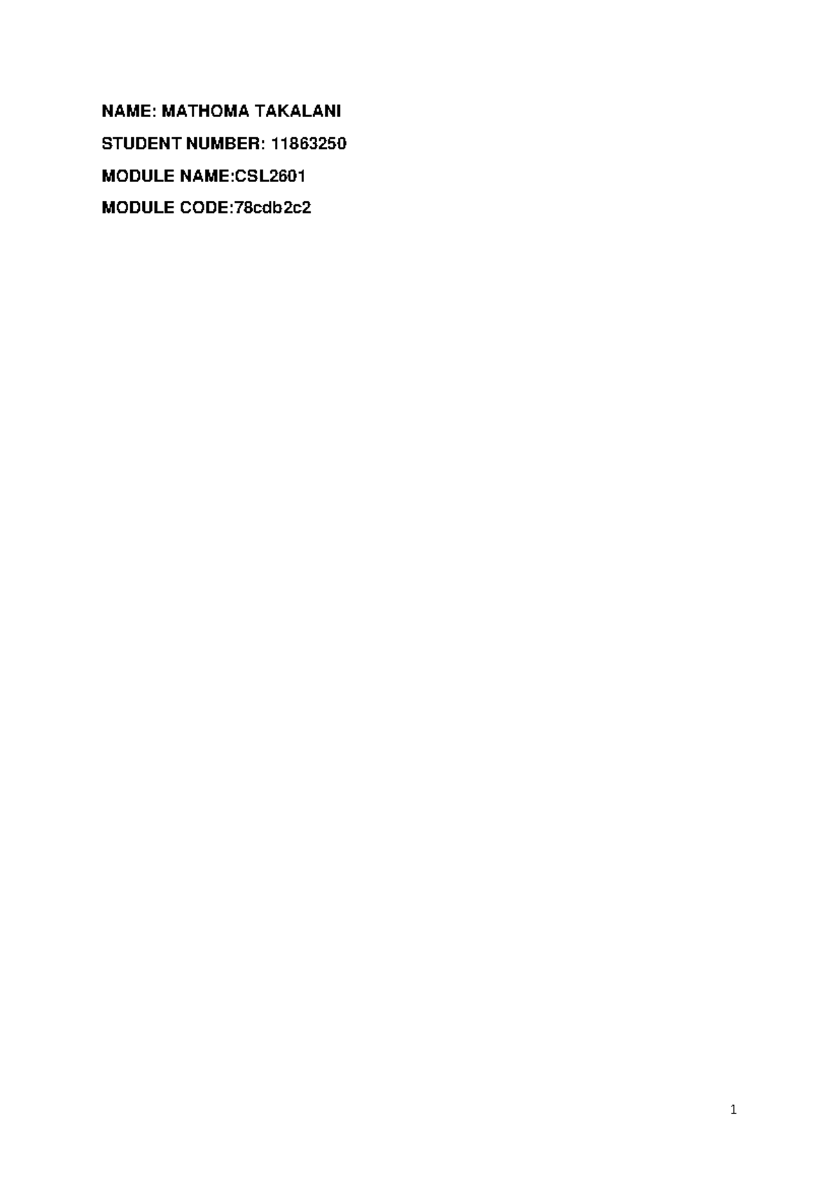 CSL2601 - Summary of Key Concepts in Constitutional Law - Studocu