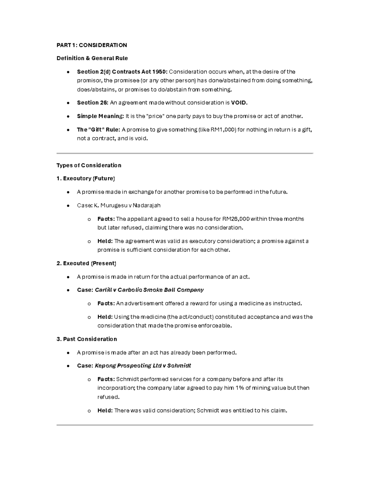 LAW Final Exam Notes: Contracts, Negligence & Legal Capacity - Studocu