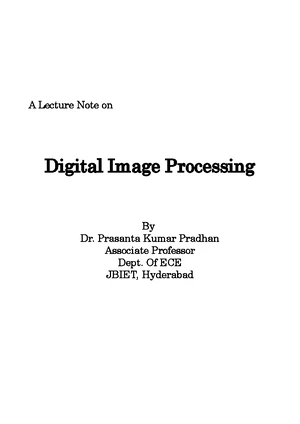 DIP-2 - Digital Image Processing - Studocu