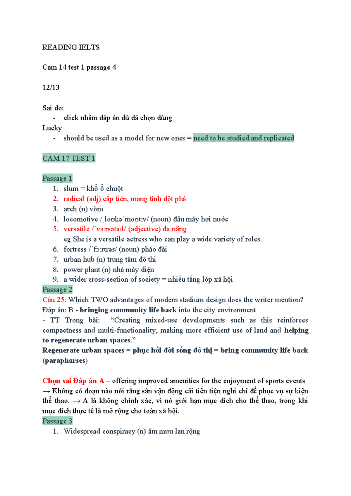 Q2 2025 IELTS Reading Notes - Strategies for Writing & Speaking - Studocu