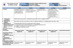 A Detailed Lesson Plan for Mathematics 7 - Objectives At the end of the ...