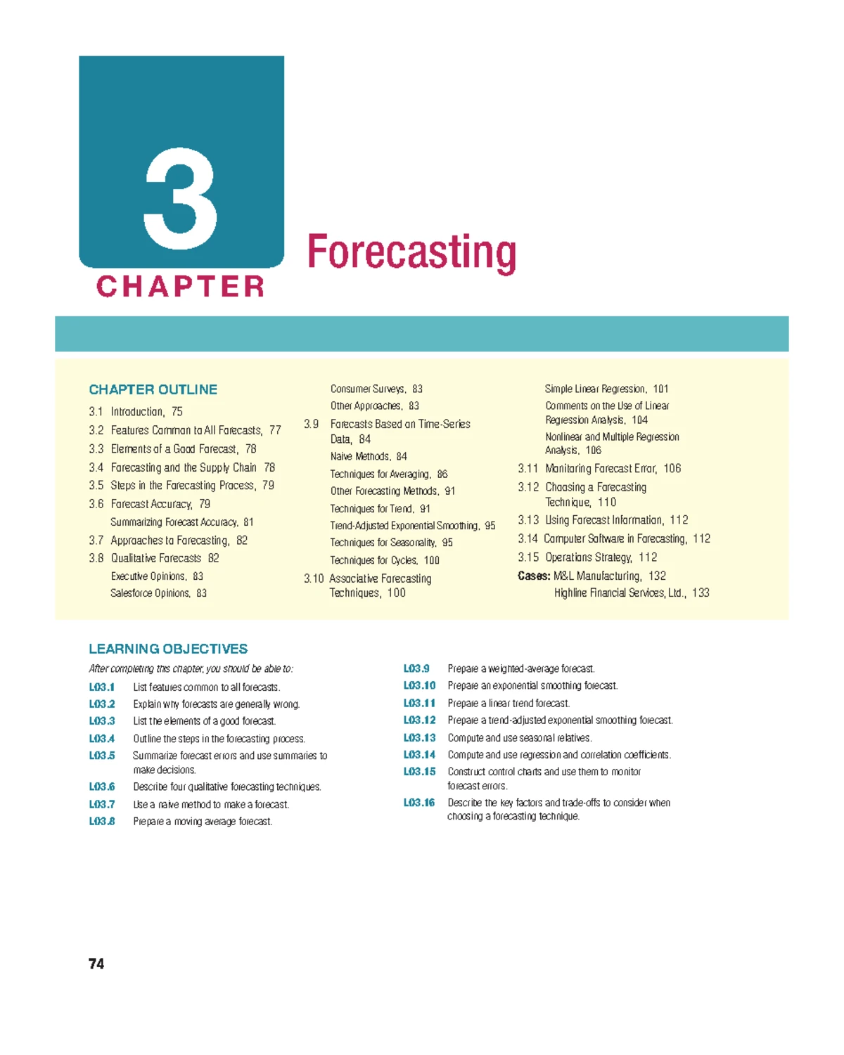 CBME 42 Operations Management: Chapter 3 - Forecasting Techniques and ...