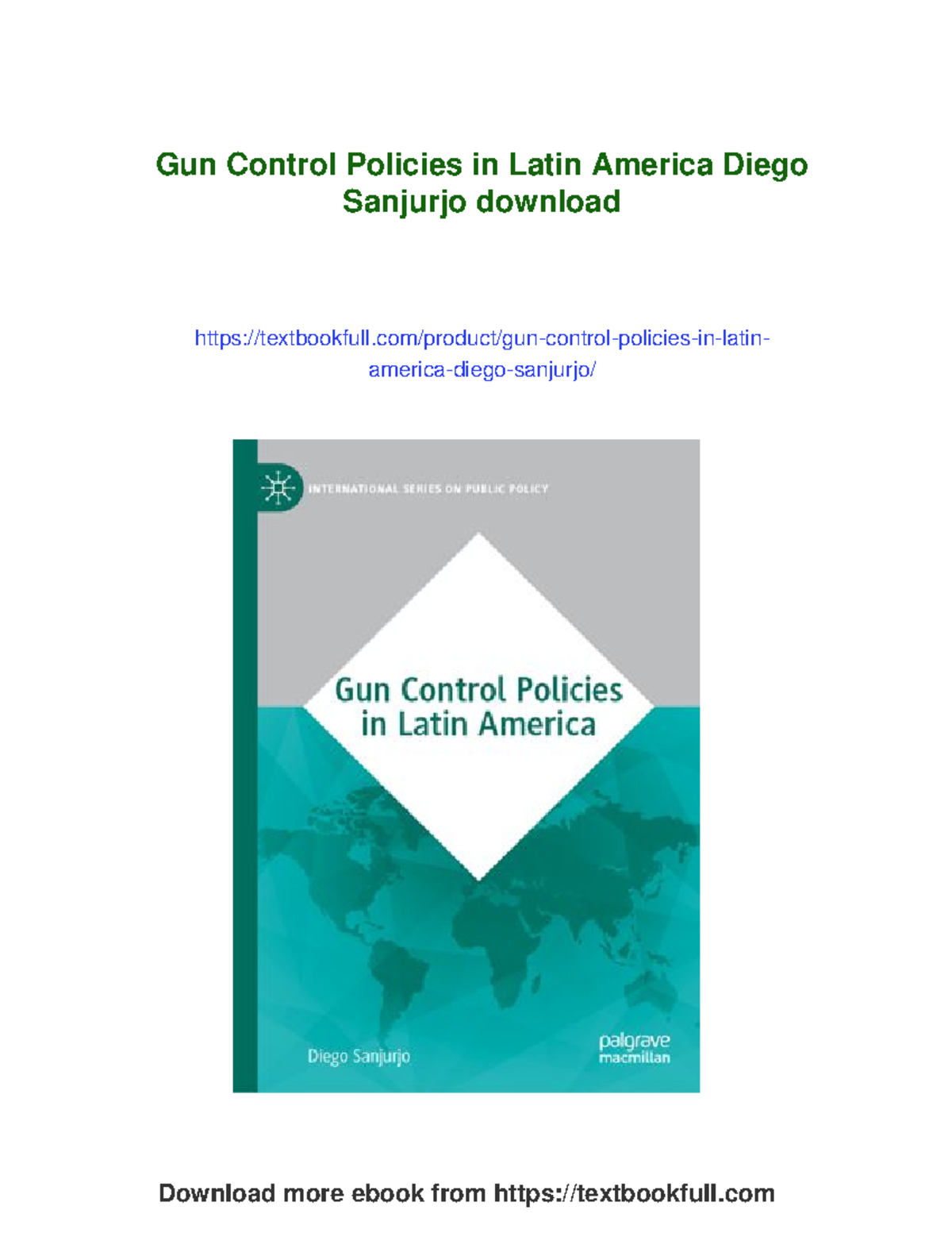 Gun Control Policies in Latin America: Insights and Perspectives - Studocu