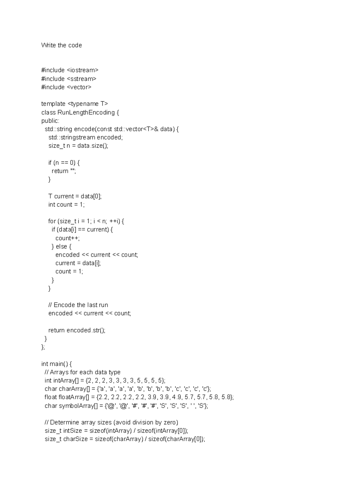 CS301 Assignment 2 - Write the code #include #include #include - Studocu