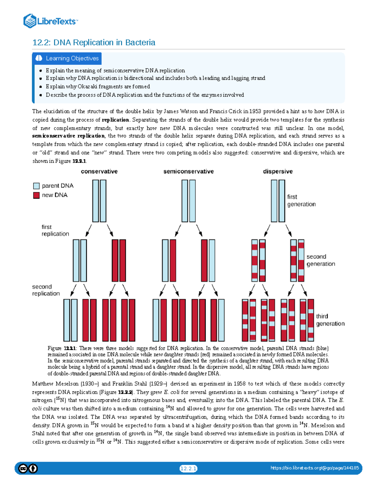 12.2: Understanding DNA Replication in Bacteria - Key Concepts - Studocu