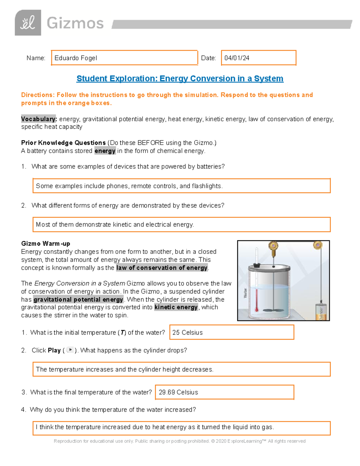Exploring Energy Conversion Systems: SE Practical Gizmo Insights - Studocu