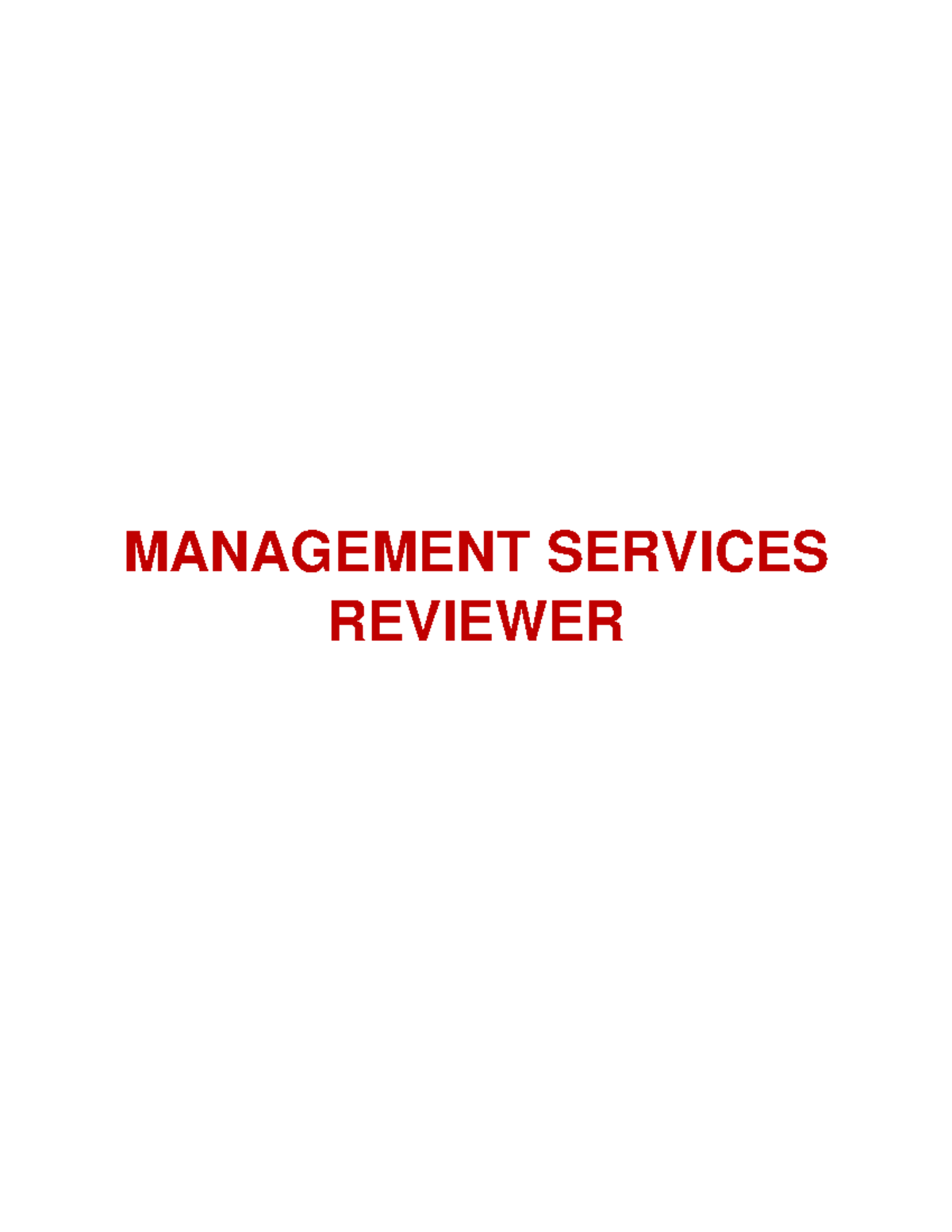 MS-Reviewer: Managerial Economics Study Notes - Studocu