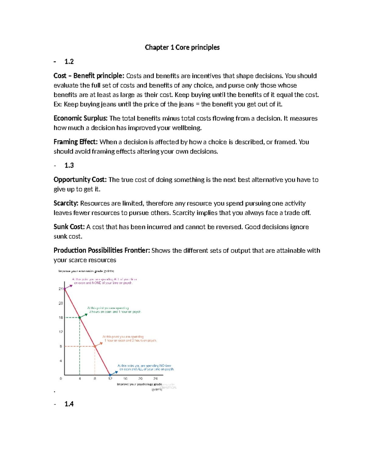 Final Exam Review for ECON 1: Key Concepts and Principles - Studocu