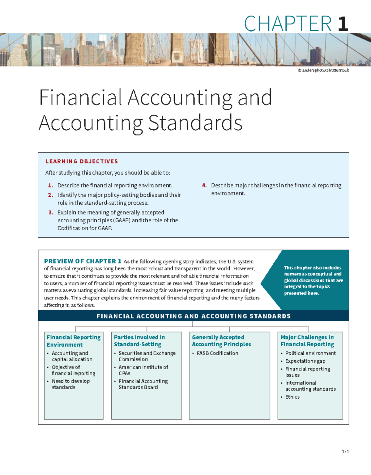ACCT202 CHAPTER 1: Financial Accounting & Reporting Standards Overview ...