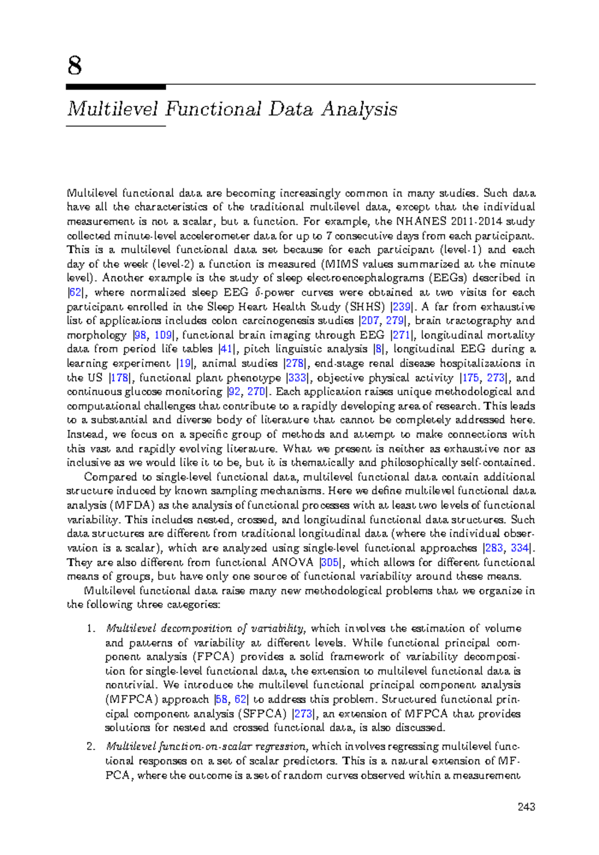 Multilevel Functional Data Analysis in NHANES 2011-2014: Methods ...