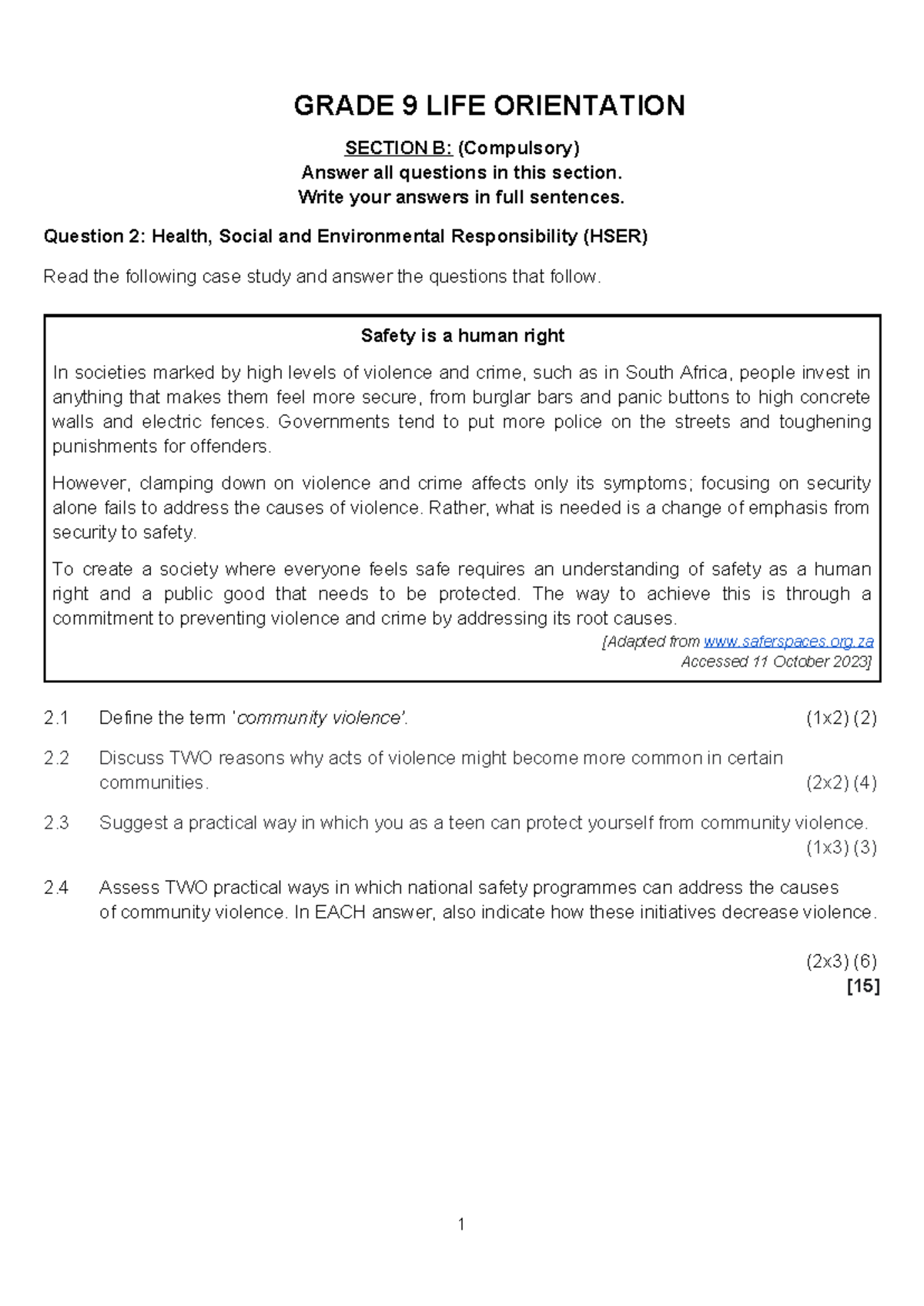grade-9-lo-nov-grade-9-life-orientation-section-b-compulsory