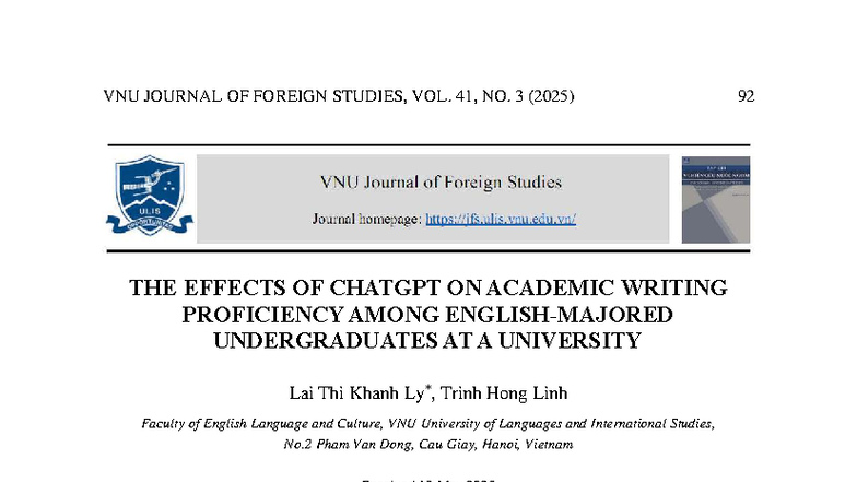 The Effects of ChatGPT on Academic Writing Proficiency in English ...