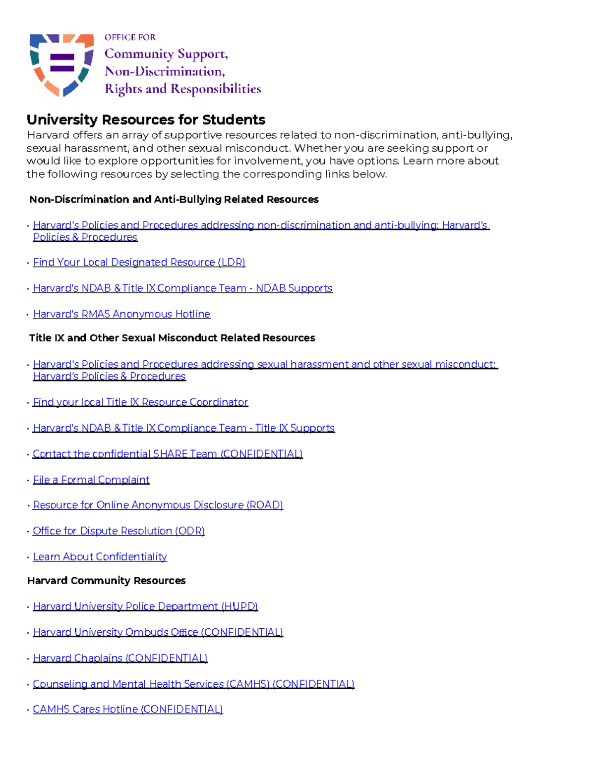 E-Learning Module: University Resources for Students - Studocu