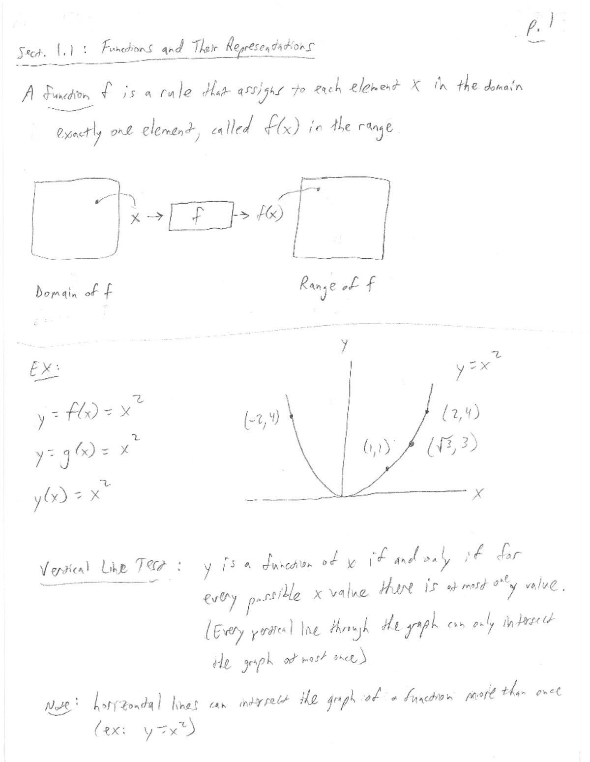 Final Exam Study Notes: Functions and Their Representations (ABC101 ...