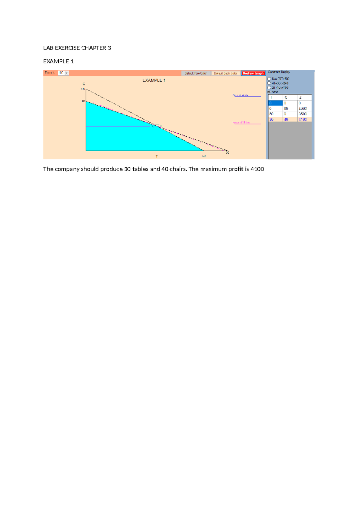 Lab exersise chapter 3 - Introduction to Operations Research - LAB ...
