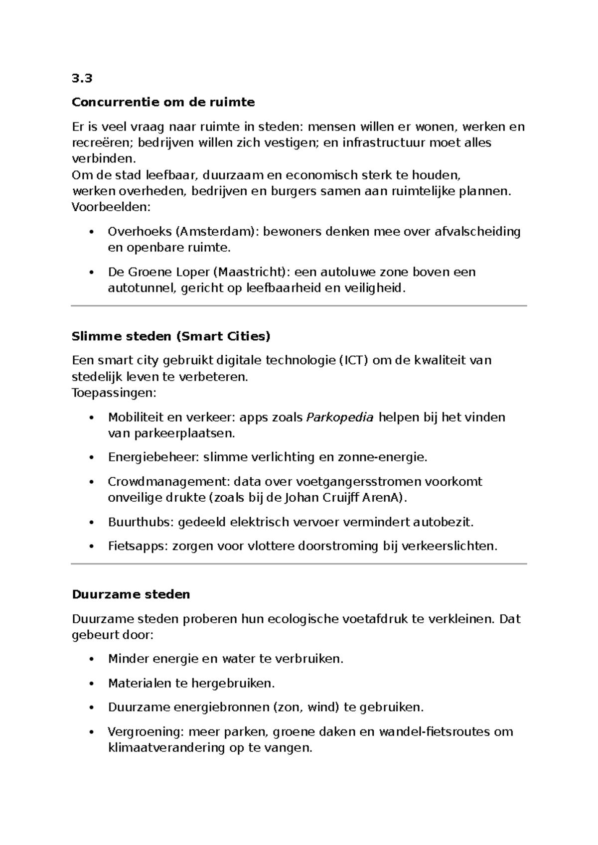 3.3 Concurrentie om Ruimte: Stedelijke Ontwikkeling en Duurzaamheid ...