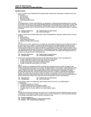 NUR 305 Final Exam Review: Cara Jett Case Study and Nursing Notes - Studocu