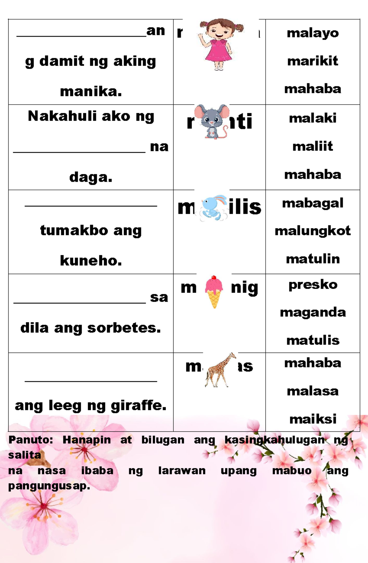 Filipino and math - SAMPLE ONLY - Bsed English - maganda malayo g damit ...