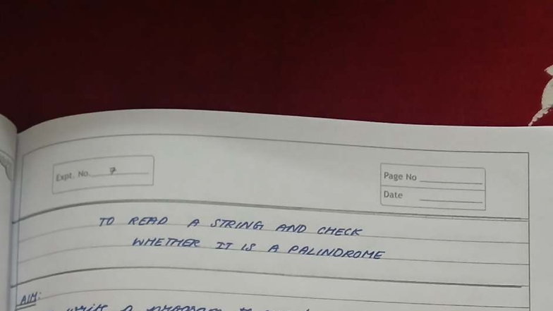 CS Record: Experiment Notes on String Palindrome, Random Numbers, and ...