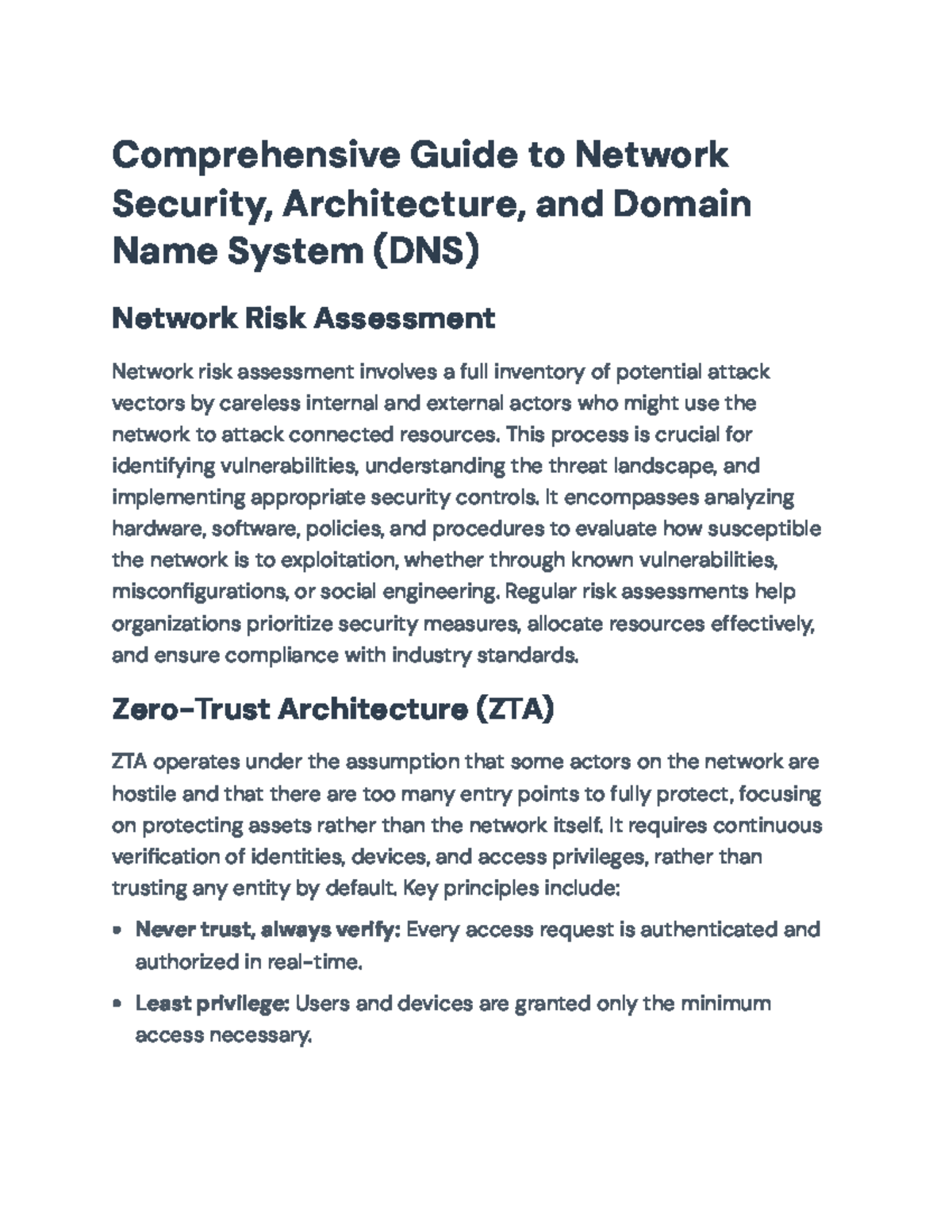 Comprehensive Guide to Network Security: Principles & Practices (CS101 ...