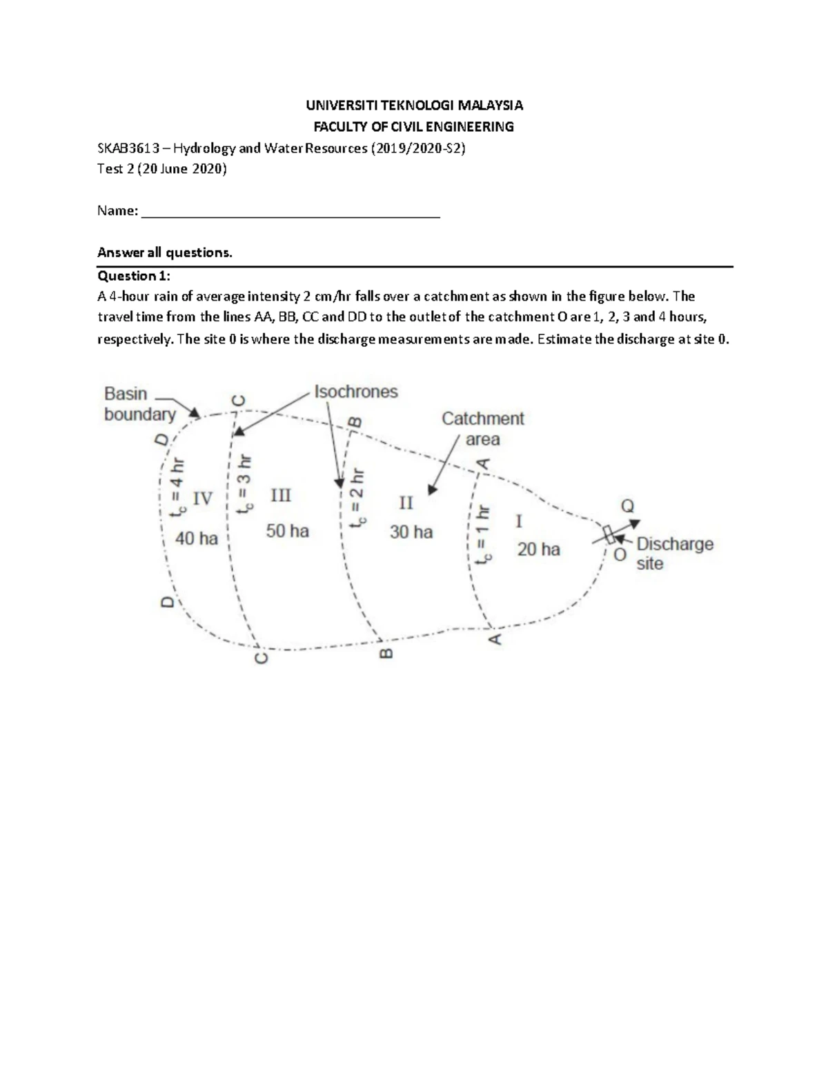 Double Mass Curve Analysis for Rainfall Data Assignment - Studocu
