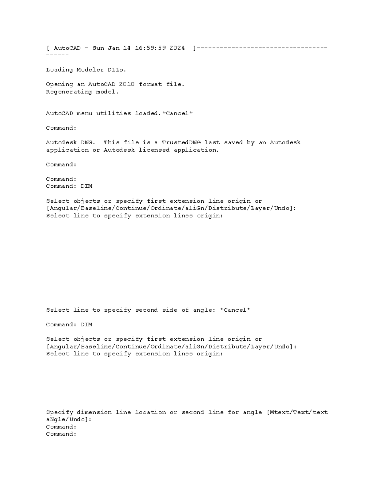 AutoCAD Command Log Analysis - EX4F1 - Studocu