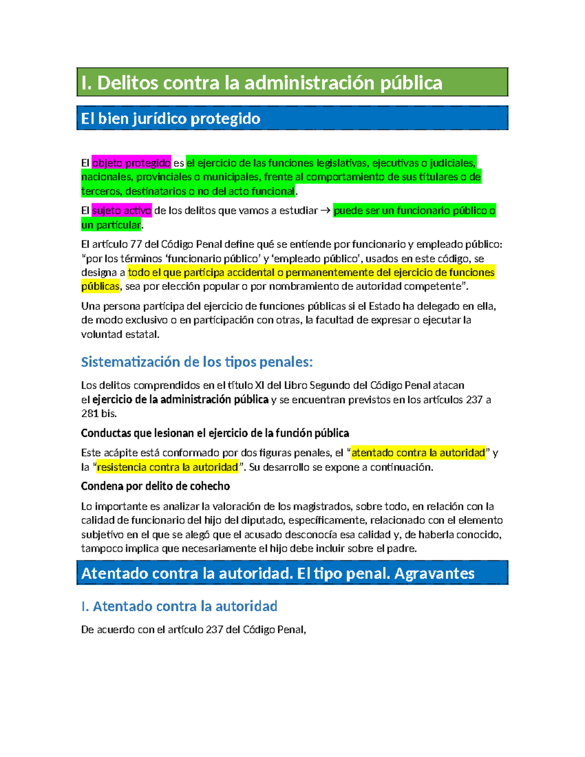 Módulo 4 - Delitos contra la Administración Pública en Derecho Penal ...