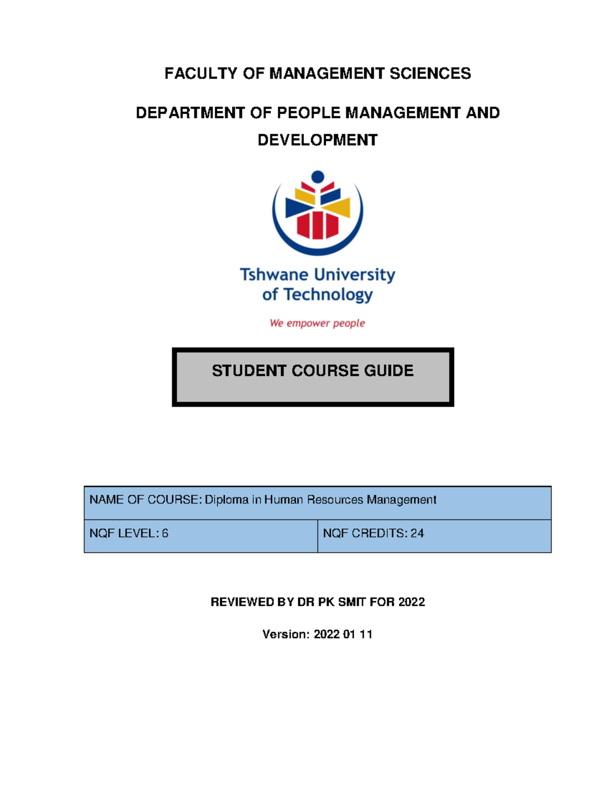 HRD206D Diploma in Human Resources Management Study Guide 2022 - Studocu
