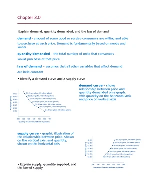 Demand and Supply - Study Notes & Assignments - Studocu