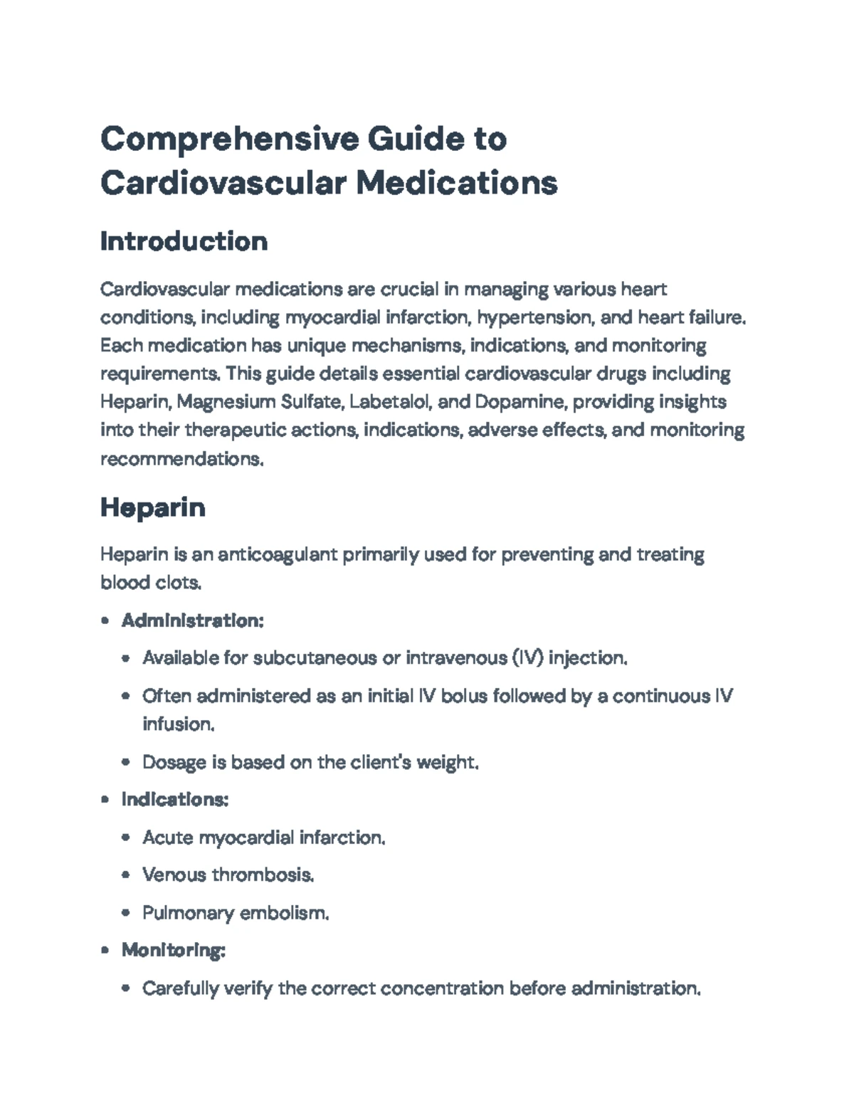 Comprehensive Guide To Heart Health Using Modern Medicine