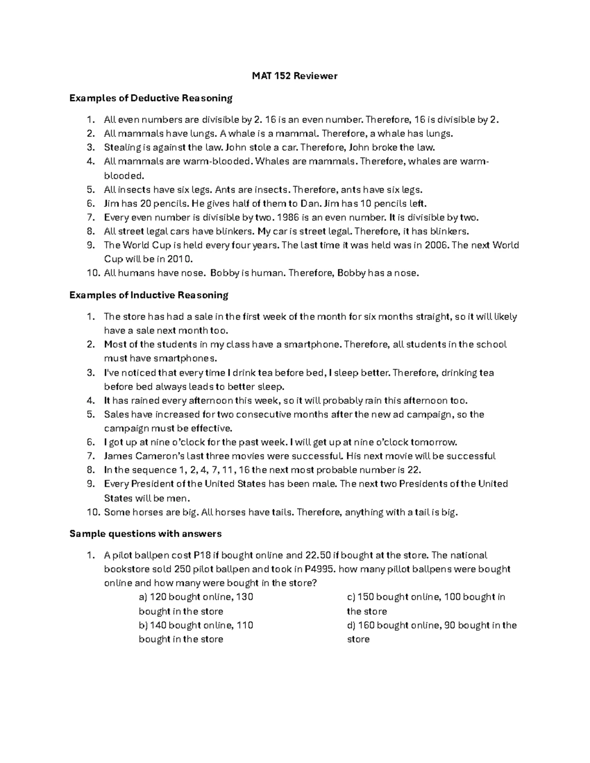 3 - Multiple Choice Questions on Taxation and Income Sources - Studocu