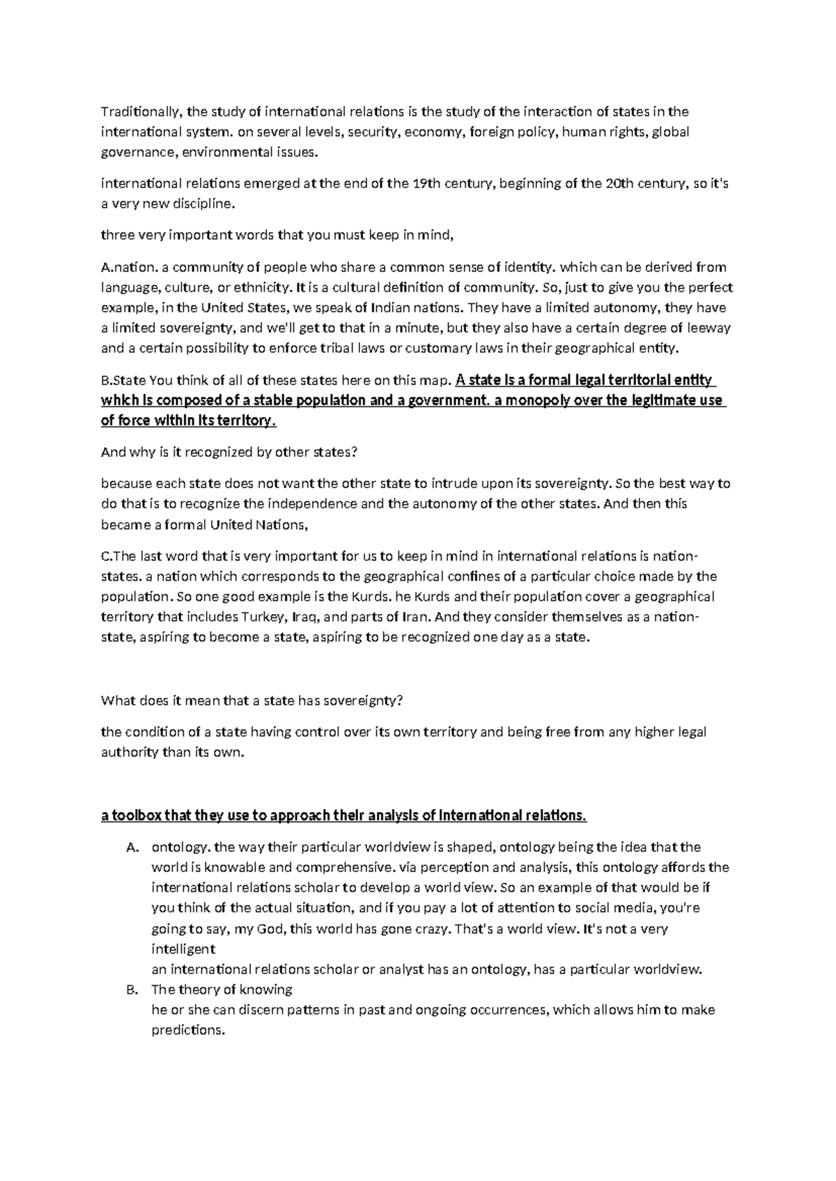 IR 101: Understanding International Relations - Key Concepts and ...