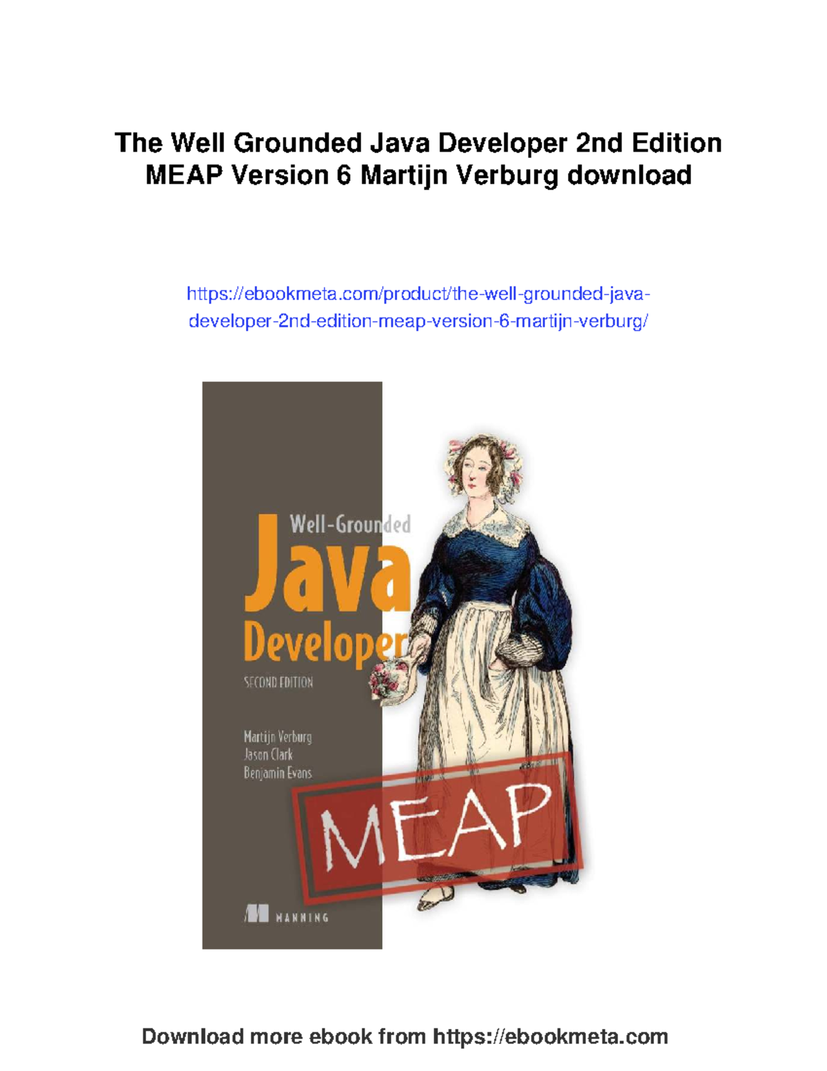 The Well Grounded Java Developer 2nd Ed. MEAP V6 by Verburg & Evans ...