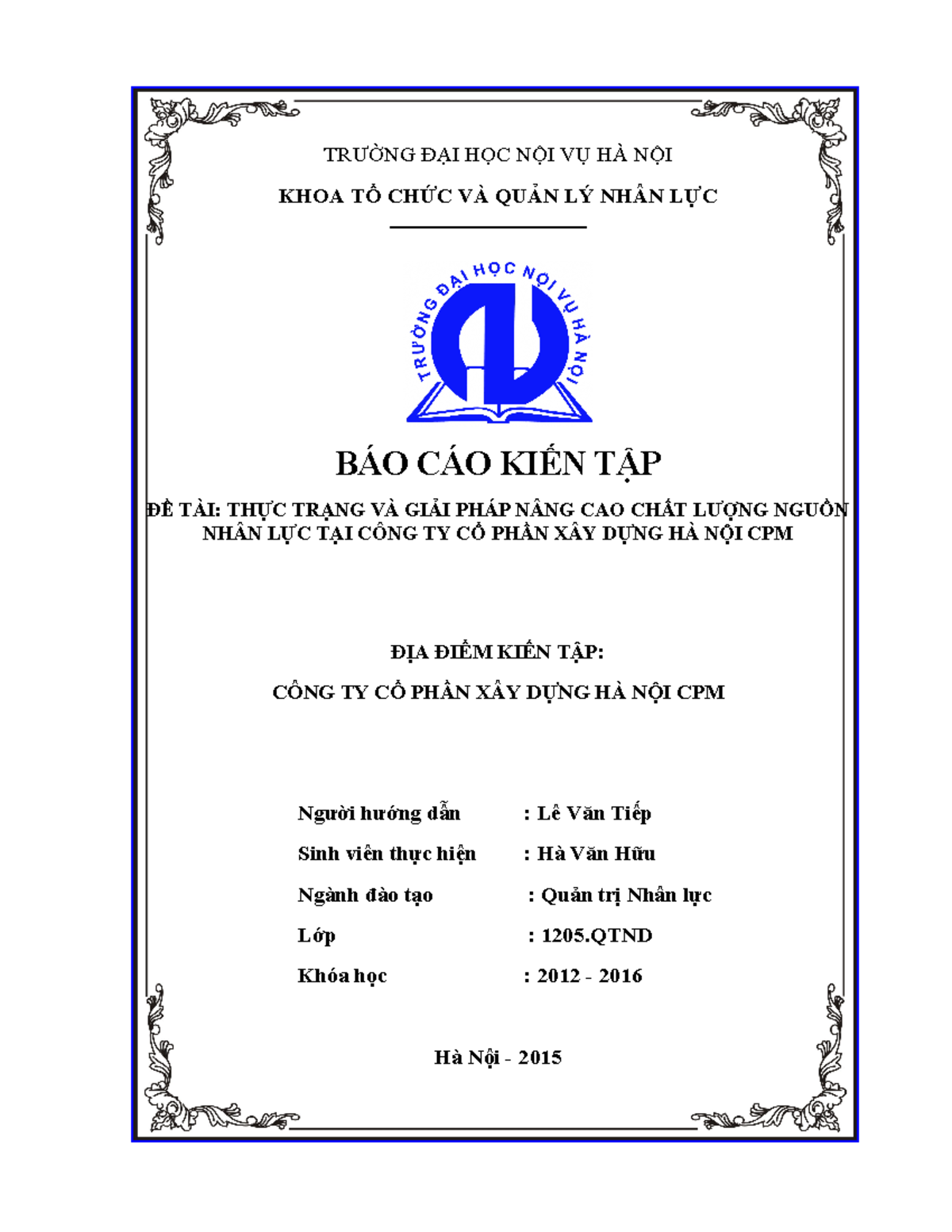 Thuc trang va giai phap nang cao chat luong nguon nhan luc tai cong ty ...