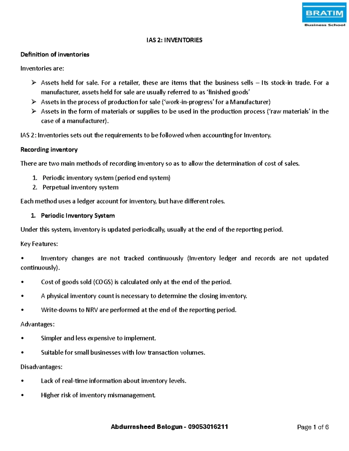 COS 101: Module II Lecture Notes on Diverse Applications of Computing ...