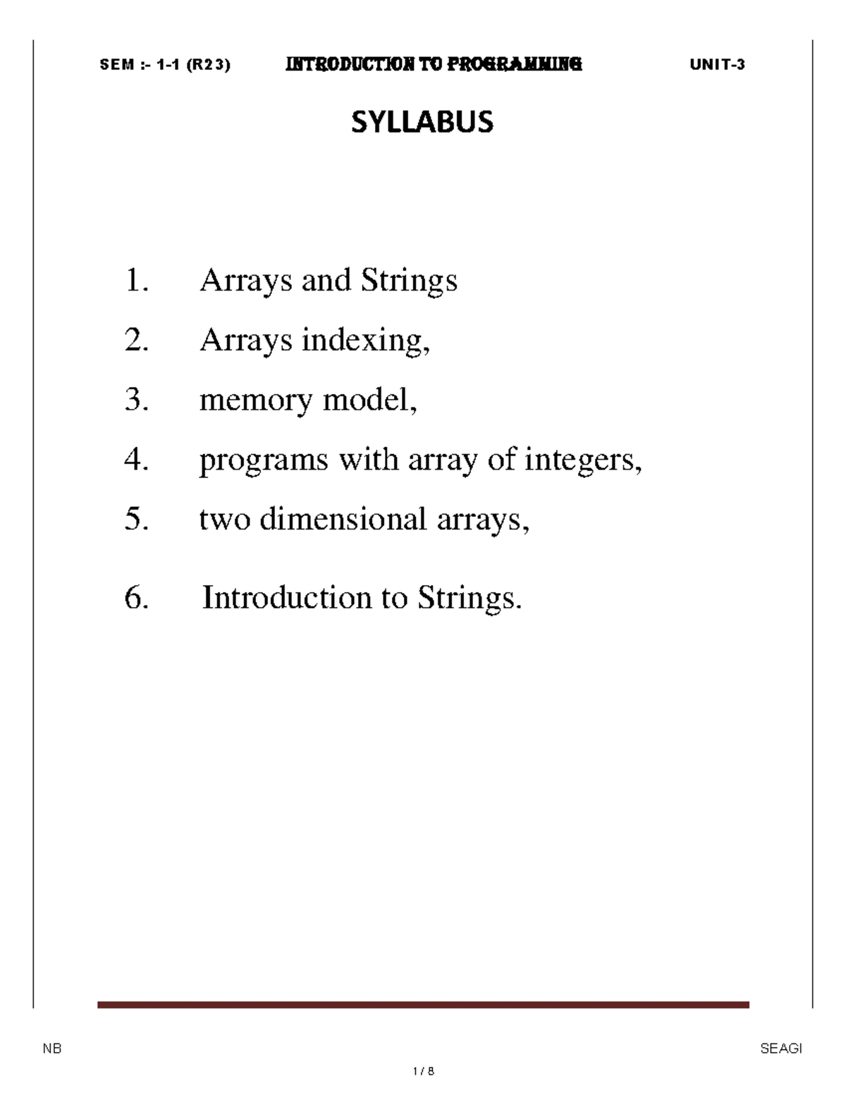 Unit-3 Notes PPS preprocessors - UNIT - III: Preprocessor and File ...