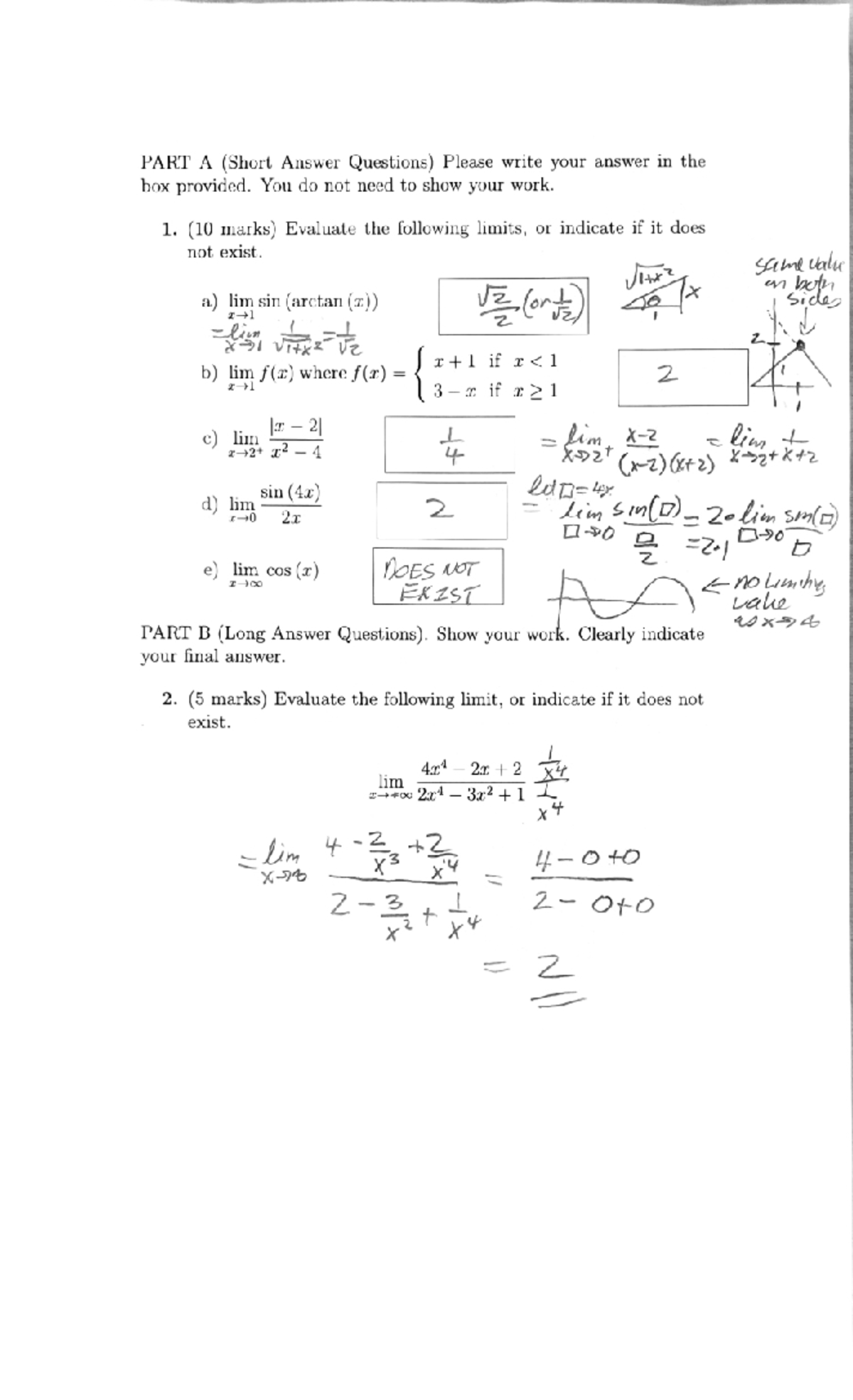 Midterm Exam Solutions for Test 1 - Comprehensive Guide - Studocu