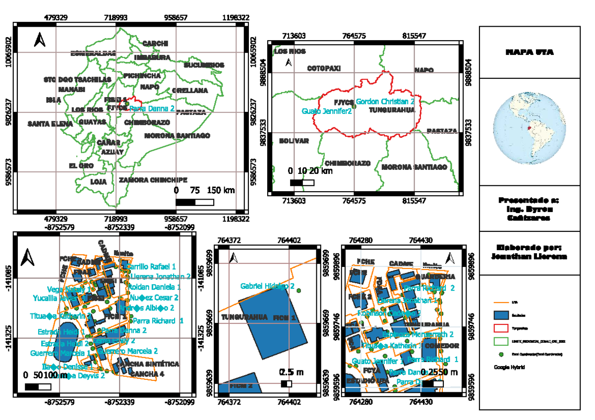 Mapa Digitalizado UTA: Provincias y Coordenadas de Ecuador - Studocu