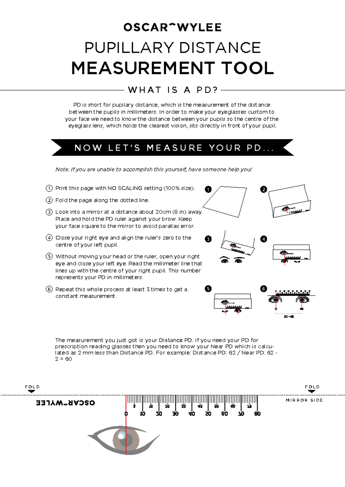 PD Measurement Tool: How to Measure Your Pupillary Distance - Studocu