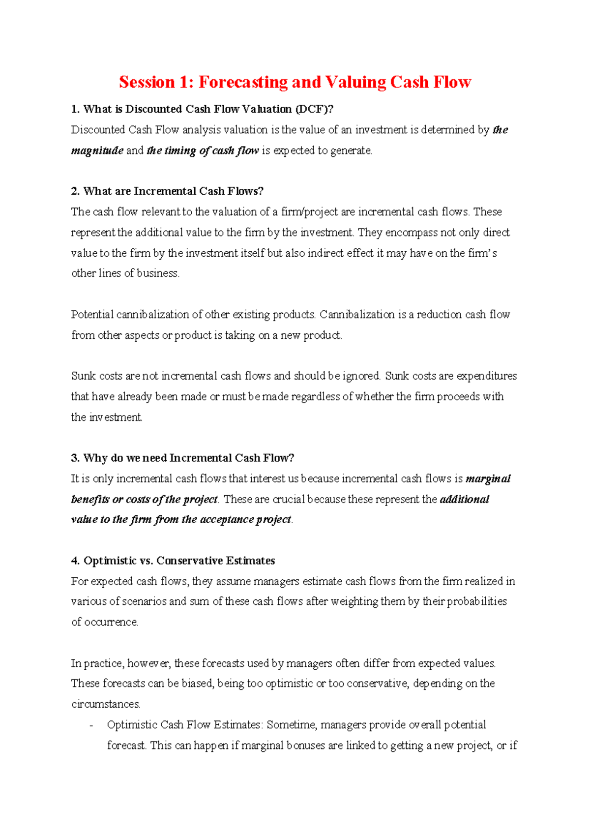 Security Analysis & Business Valuation - Term 1 2026: Cash Flow ...