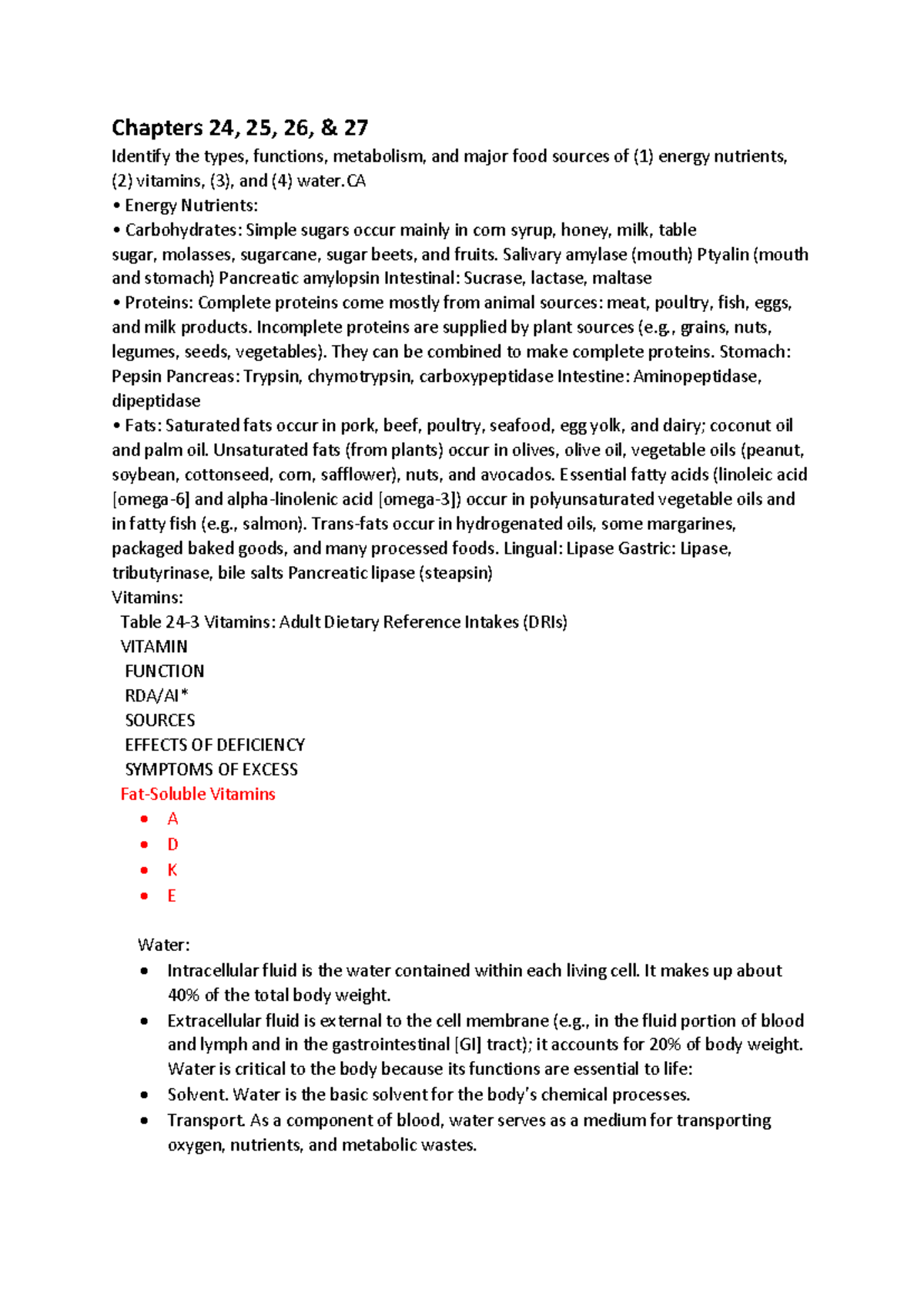 Chapters 24-27 - summaries - Chapters 24, 25, 26, & 27 Identify the ...