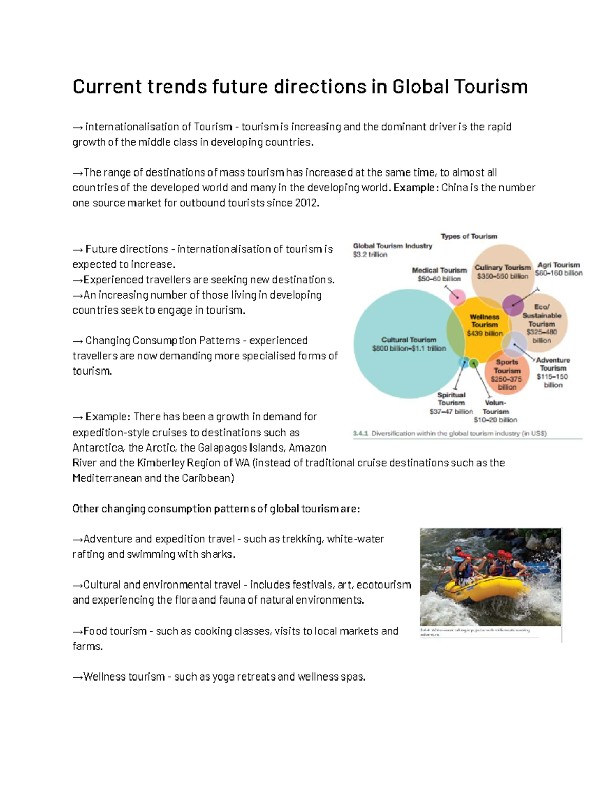 Geography Notes: Current Trends & Future Directions in Global Tourism ...