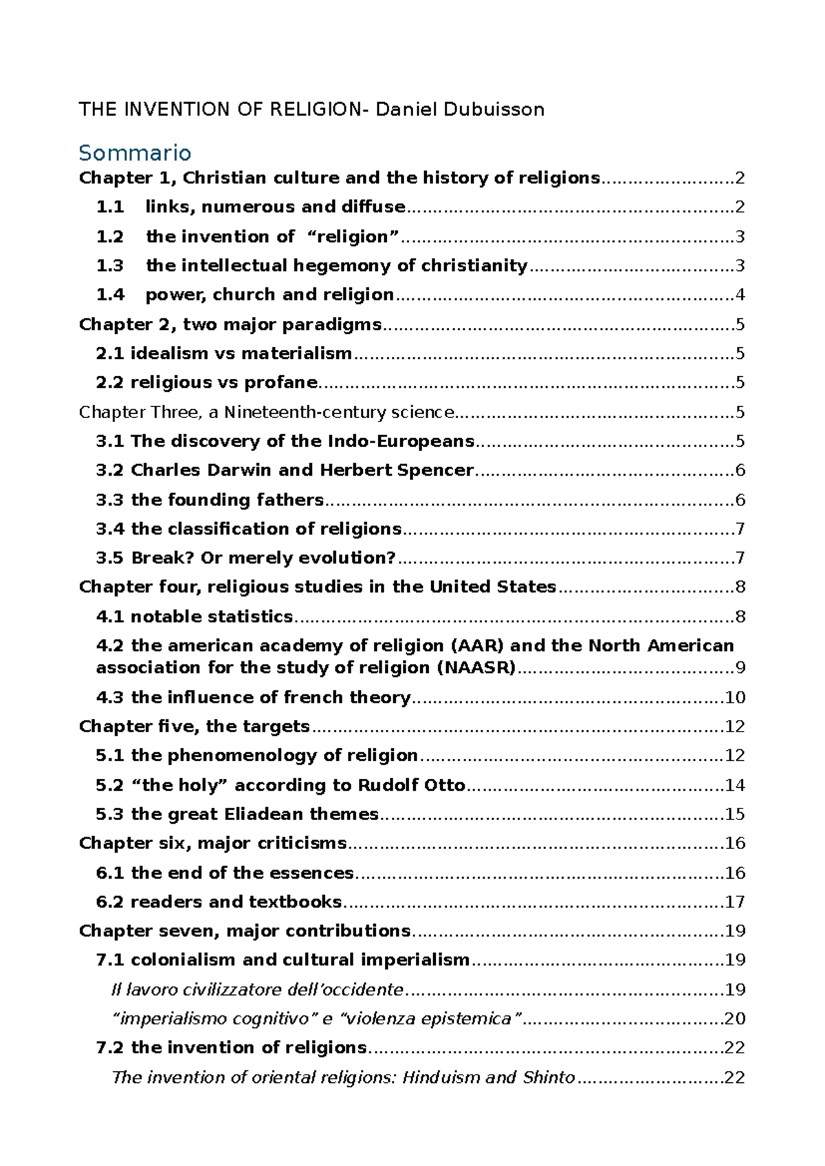 The Invention of Religion: A Study of Christian Culture and Its Impact ...