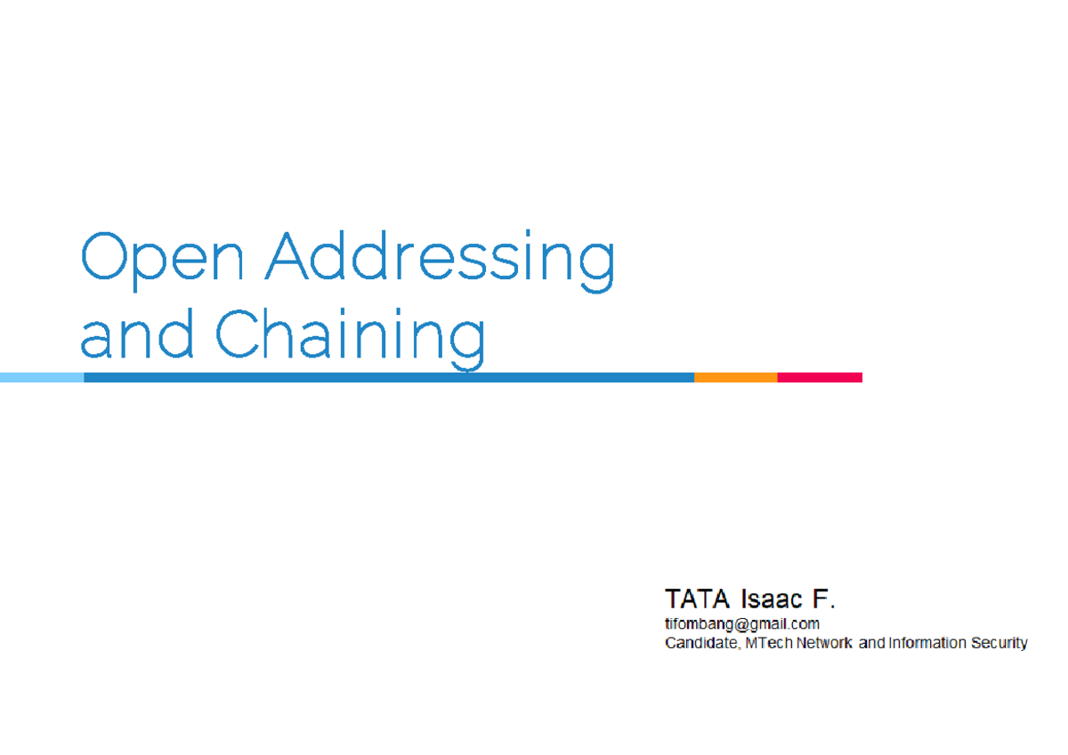Open Addressing and Chaining: Collision Handling Techniques in Hash ...