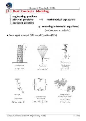 Chapter 4: Systems of ODEs and Phase Plane Analysis (CSE) - Studocu