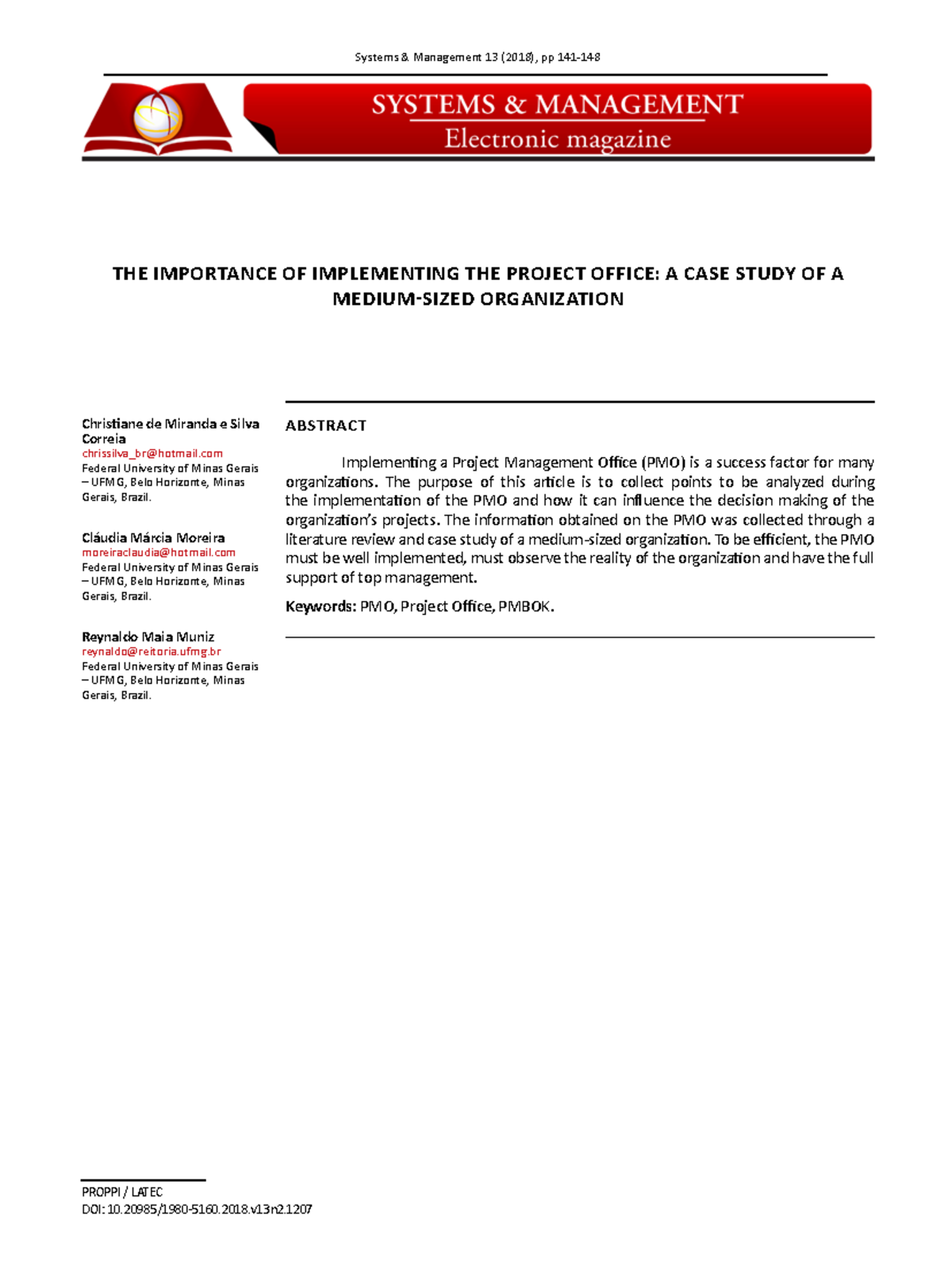 1207-Case Study: Implementing a Project Office in a Medium-Sized Org ...