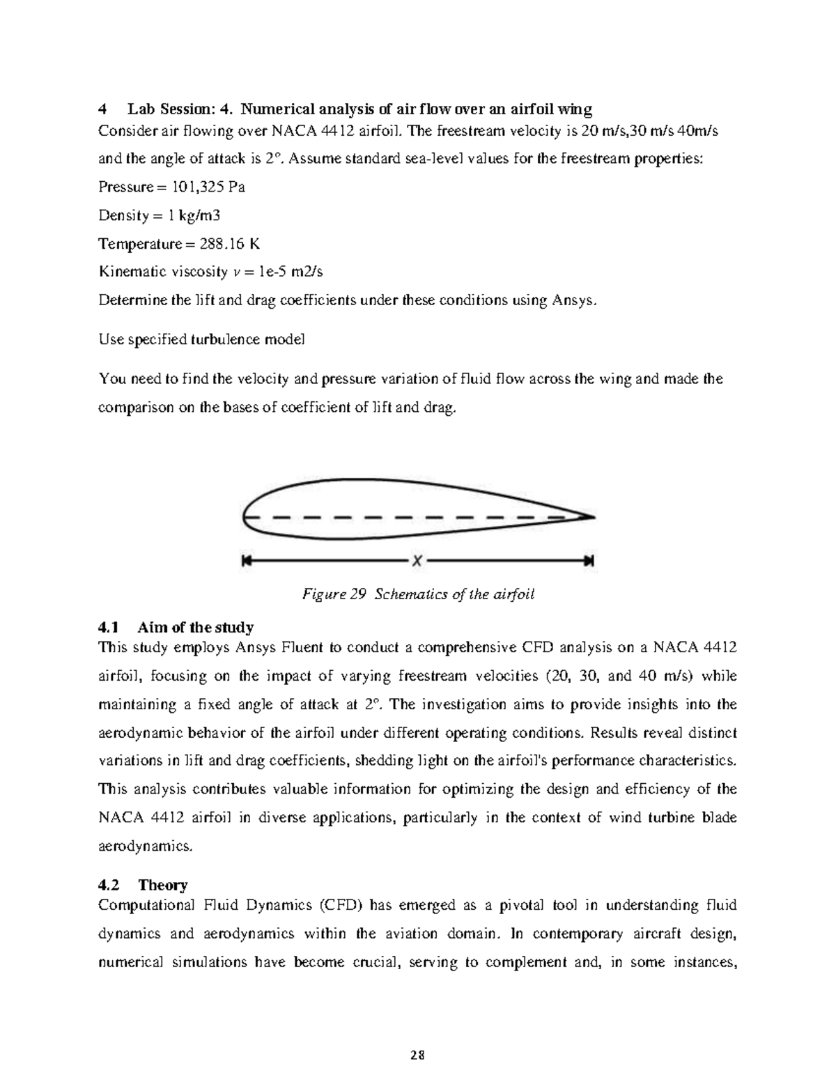 Lab Assignment 4: CFD Analysis of NACA 4412 Airfoil Performance - Studocu