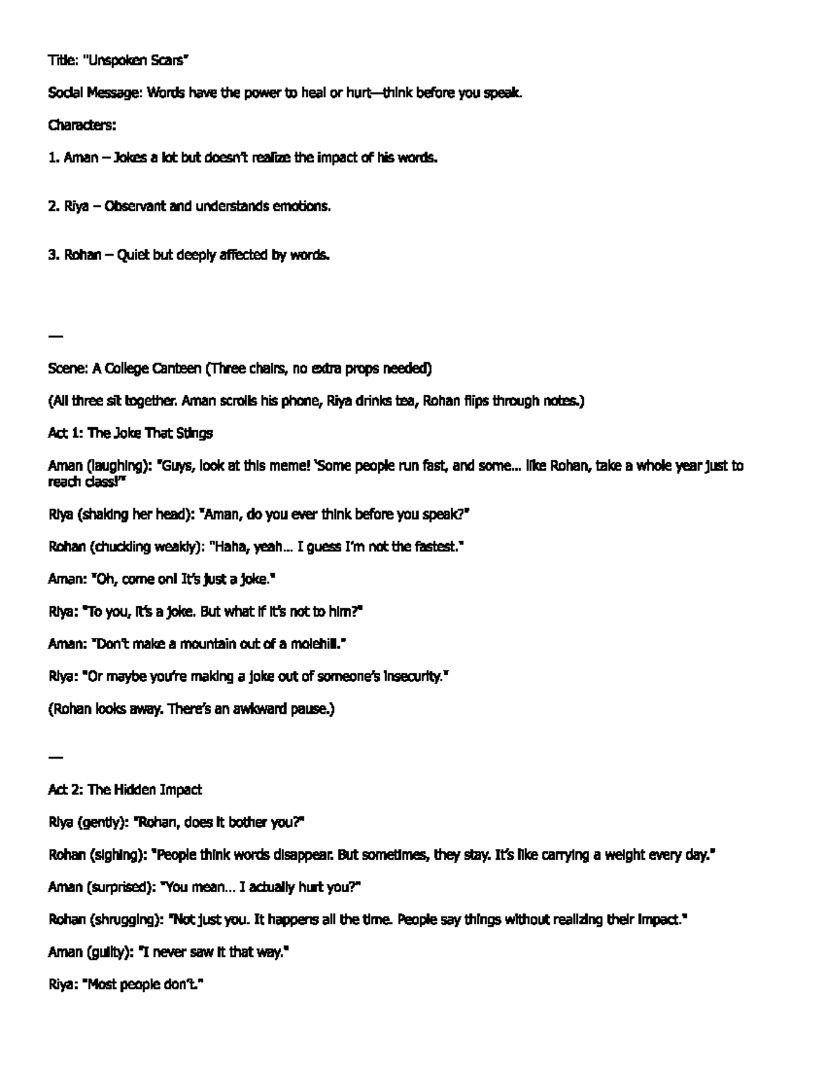 Txt2pdf 67af73cfef0dc - Title: Social Message: Words have the power to ...