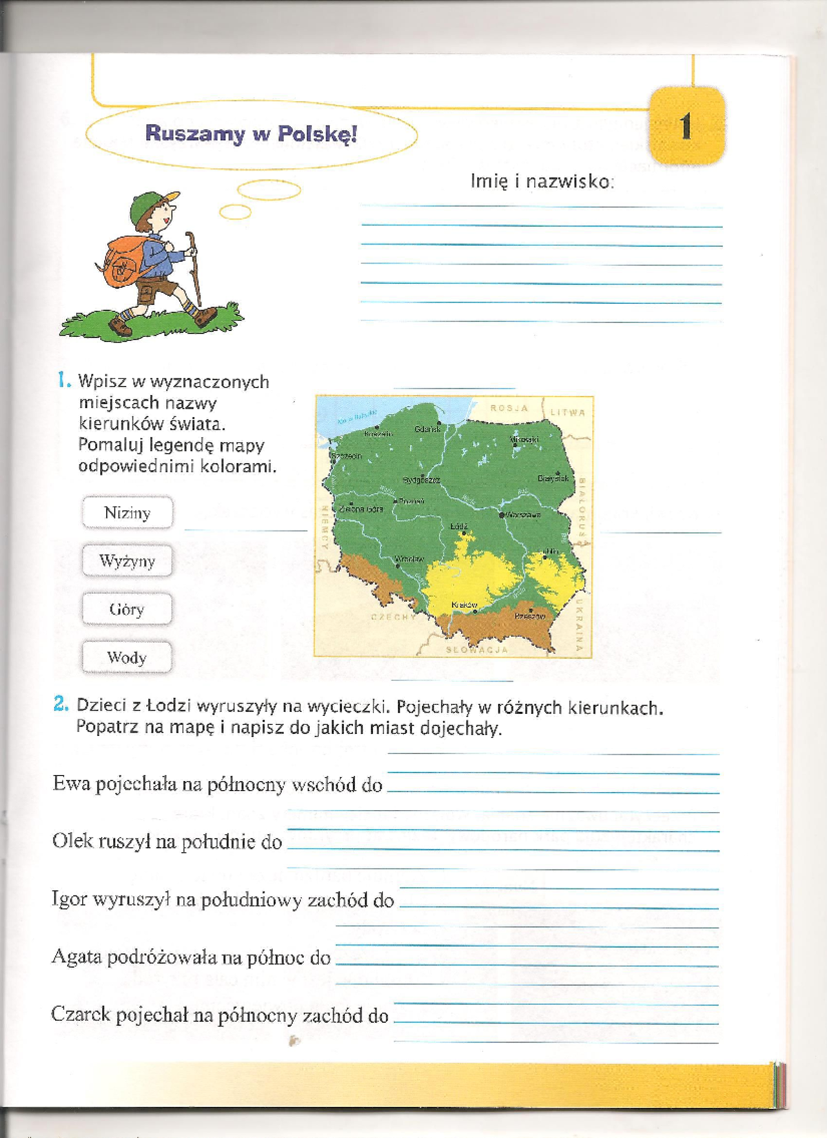 Gra w Kolory Klasa 3: Przygotowanie do Sprawdzianu i Podróże po Polsce
